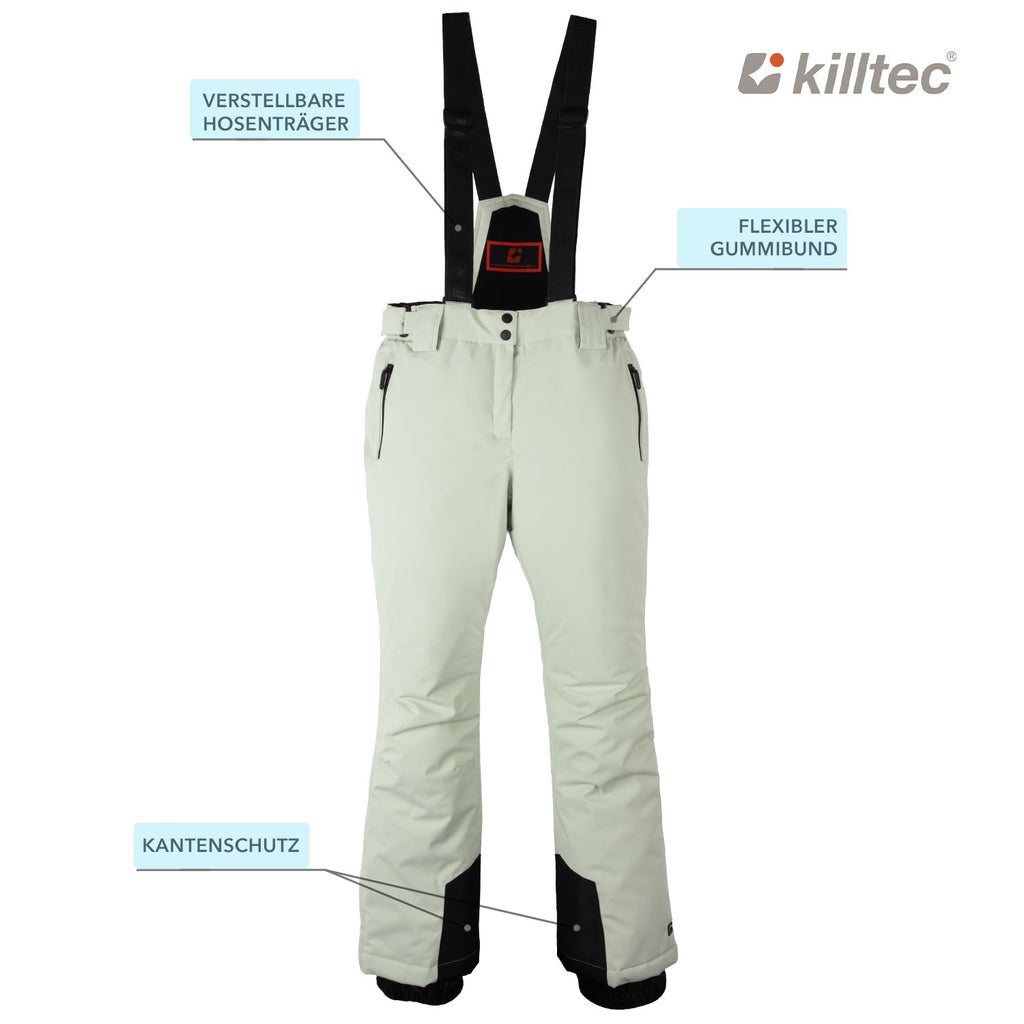 Skianzug Damen salbeigrün hellblau Gr. 36-46