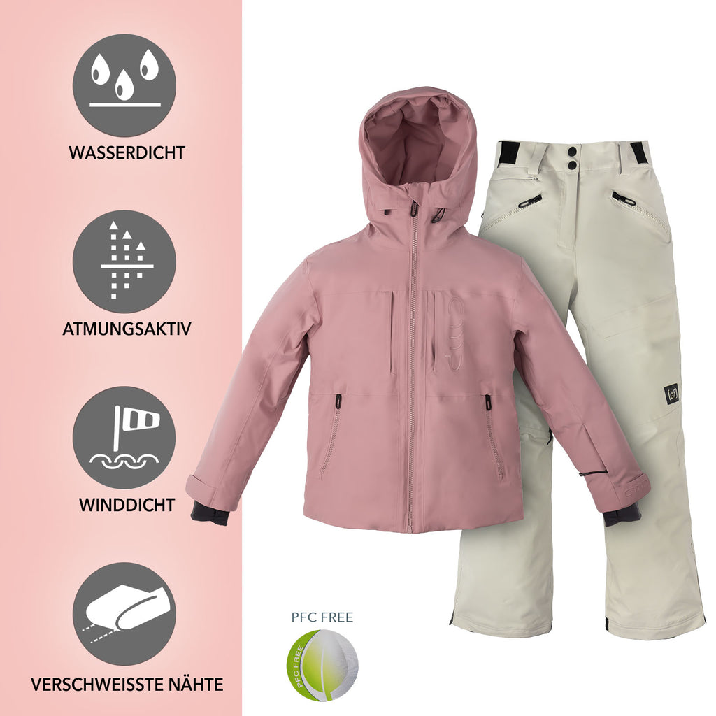 CMP Skianzug Damen altrosa graubeige Gr. XS-XL