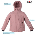 CMP Skianzug Damen altrosa graubeige Gr. XS-XL