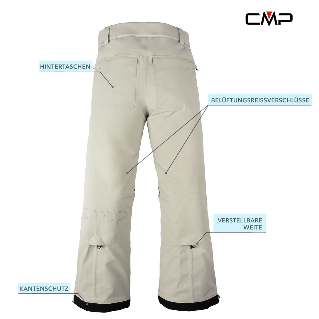 CMP Skianzug Damen altrosa graubeige Gr. XS-XL