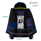 Skianzug Herren blau/limette Gr.S-4XL