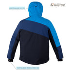 Skianzug Herren blau/limette Gr.S-4XL