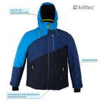 Skianzug Herren blau/limette Gr.S-4XL