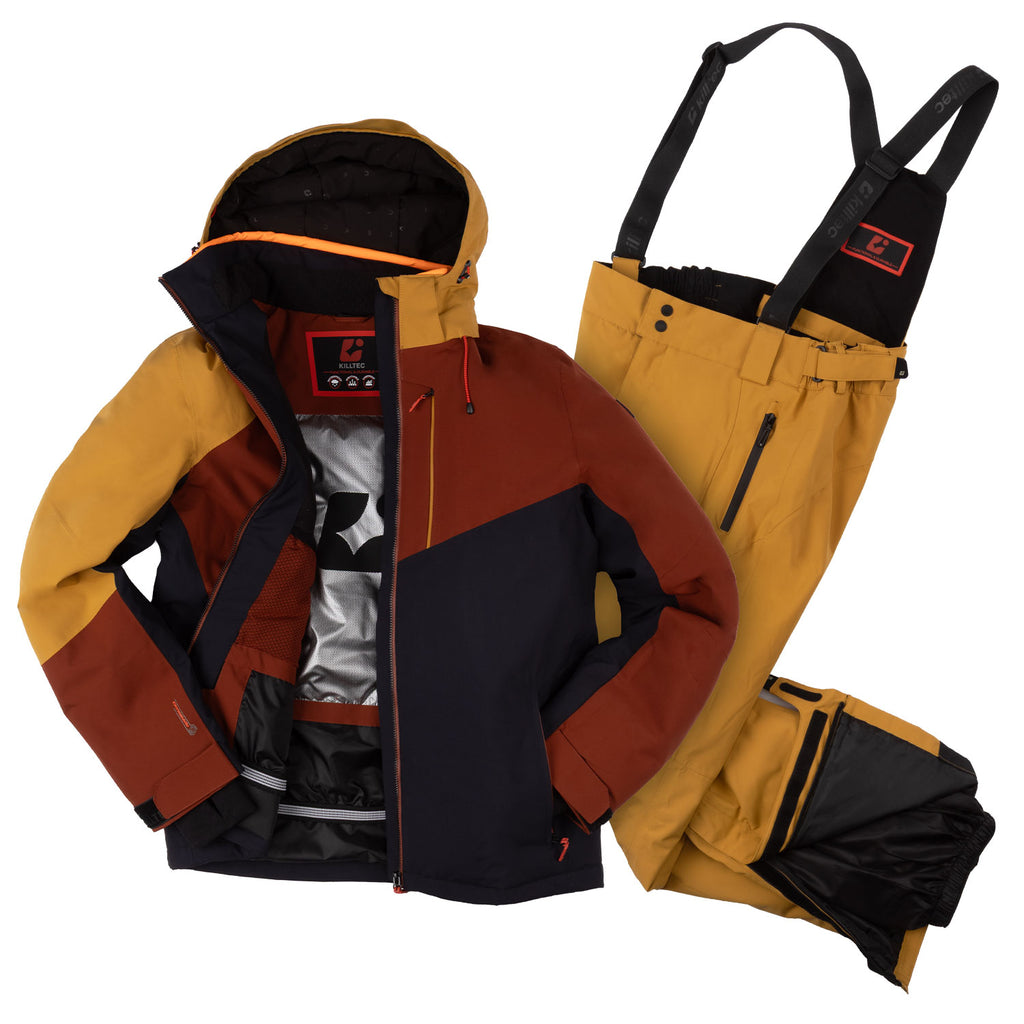 Skianzug Herren senfgelb Gr. S-4XL