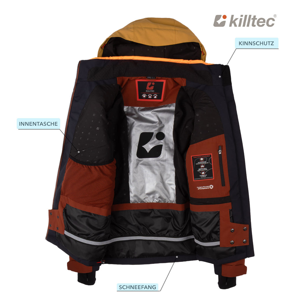 Skianzug Herren senfgelb Gr. S-4XL