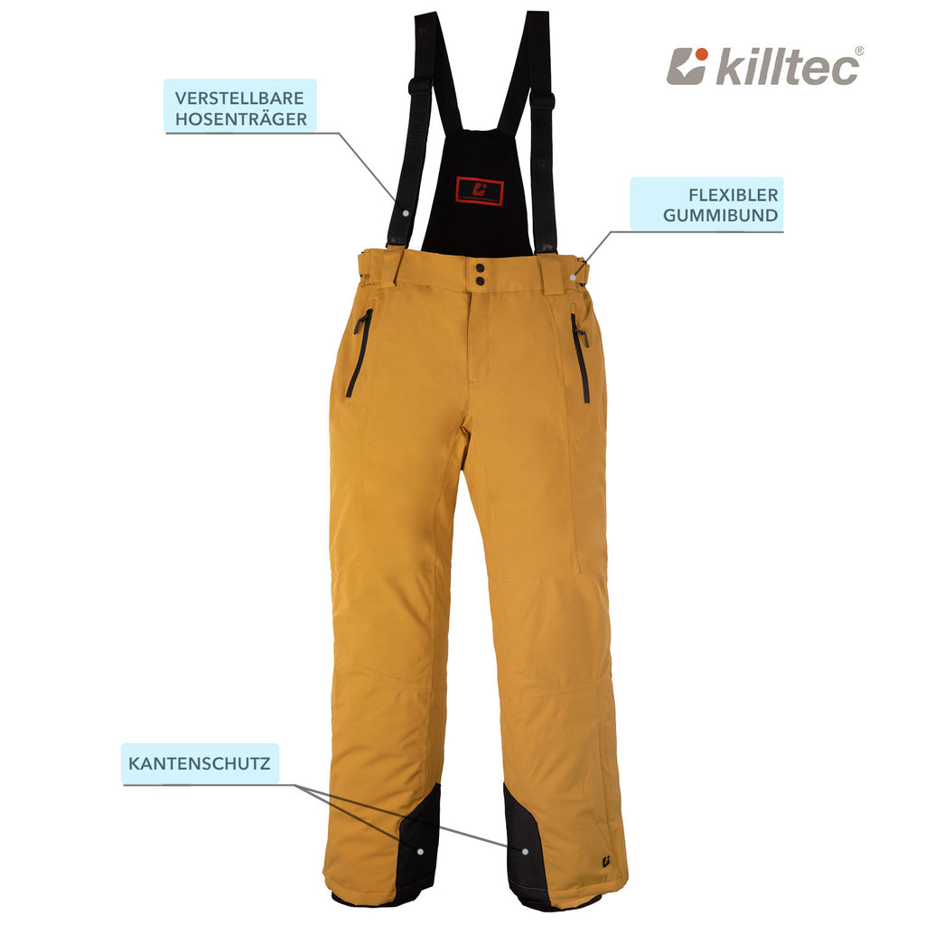 Skianzug Herren senfgelb Gr. S-4XL
