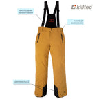 Skianzug Herren senfgelb Gr. S-4XL