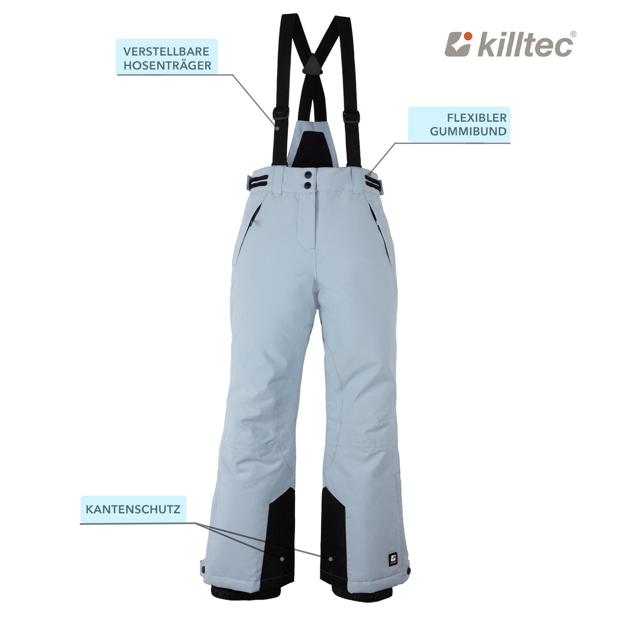 Skianzug Mädchen jeansblau Gr. 128-176