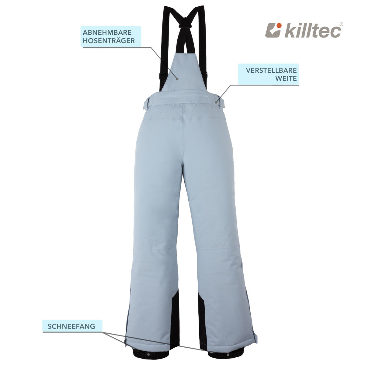 Skianzug Mädchen jeansblau Gr. 128-176