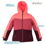Skianzug Mädchen beere neon pink Gr. 128-176