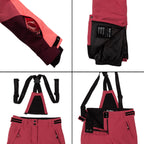 Skianzug Mädchen beere neon pink Gr. 128-176