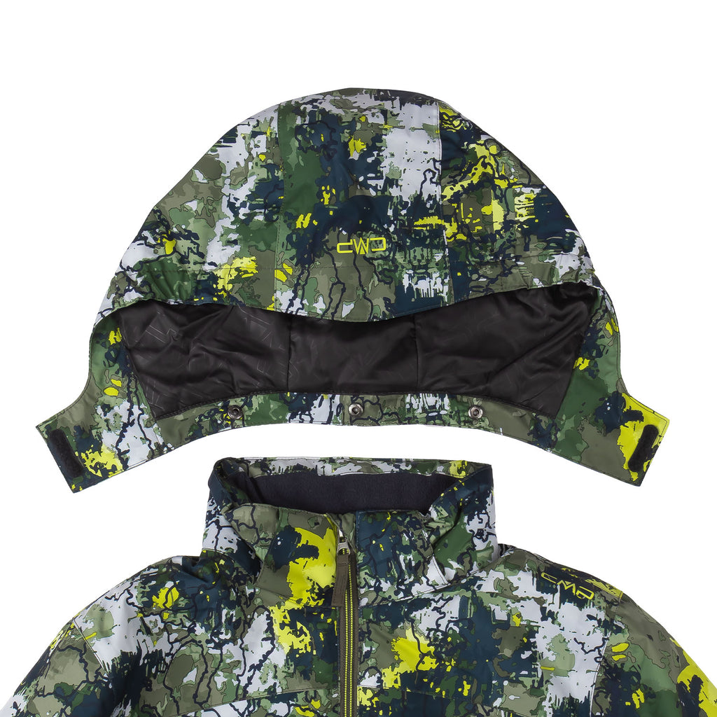 Skianzug Jungen Camouflage grün Gr. 116-176