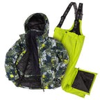 Skianzug Jungen Camouflage grün Gr. 116-176