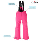 Skianzug Mädchen hellblau pink Gr. 116-176