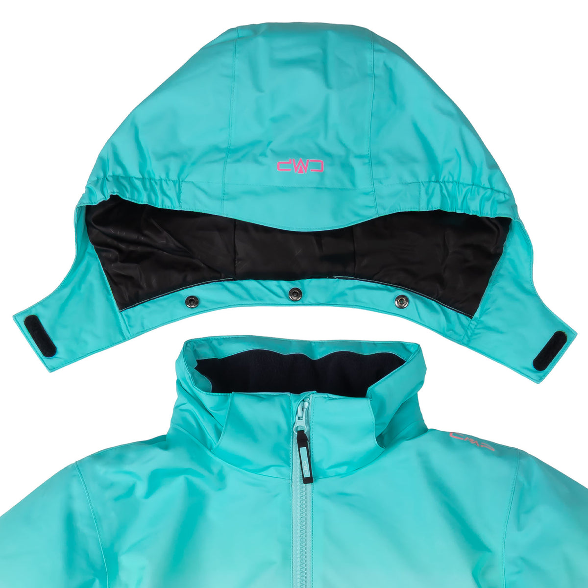 Skianzug Mädchen hellblau pink Gr. 116-176