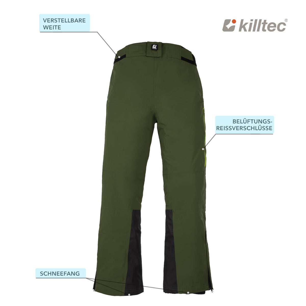 Skianzug Herren grün Gr. M-XXL