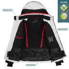 killtec Skianzug Damen rot/grau, Skijacke und Skihose im Set