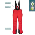 killtec Skianzug Damen rot/grau, Skijacke und Skihose im Set