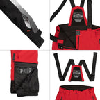 killtec Skianzug Damen rot/grau, Skijacke und Skihose im Set