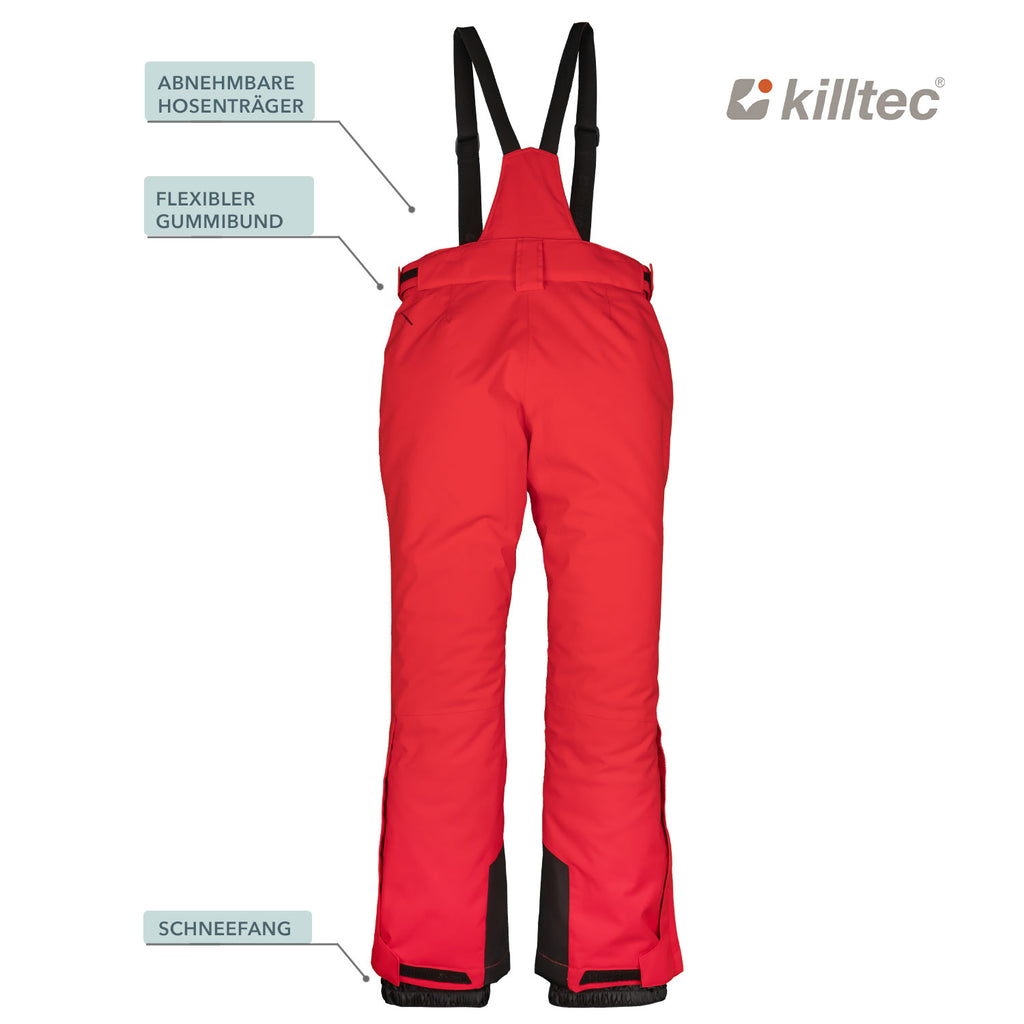 killtec Skianzug Damen rot/grau, Skijacke und Skihose im Set