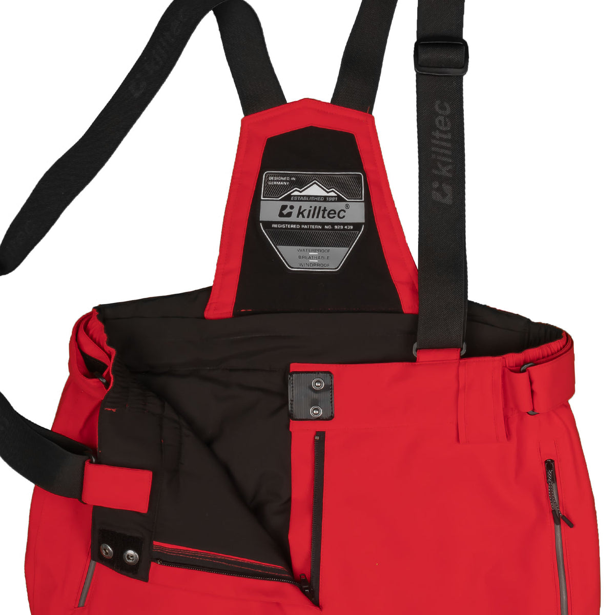 killtec Skianzug Damen rot/grau, Skijacke und Skihose im Set