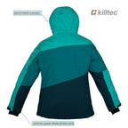 Skianzug Damen Skijacke blau + Skihose orange Gr. 36-50