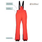 Skianzug Damen Skijacke blau + Skihose orange Gr. 36-50