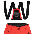 Skianzug Damen Skijacke blau + Skihose orange Gr. 36-50