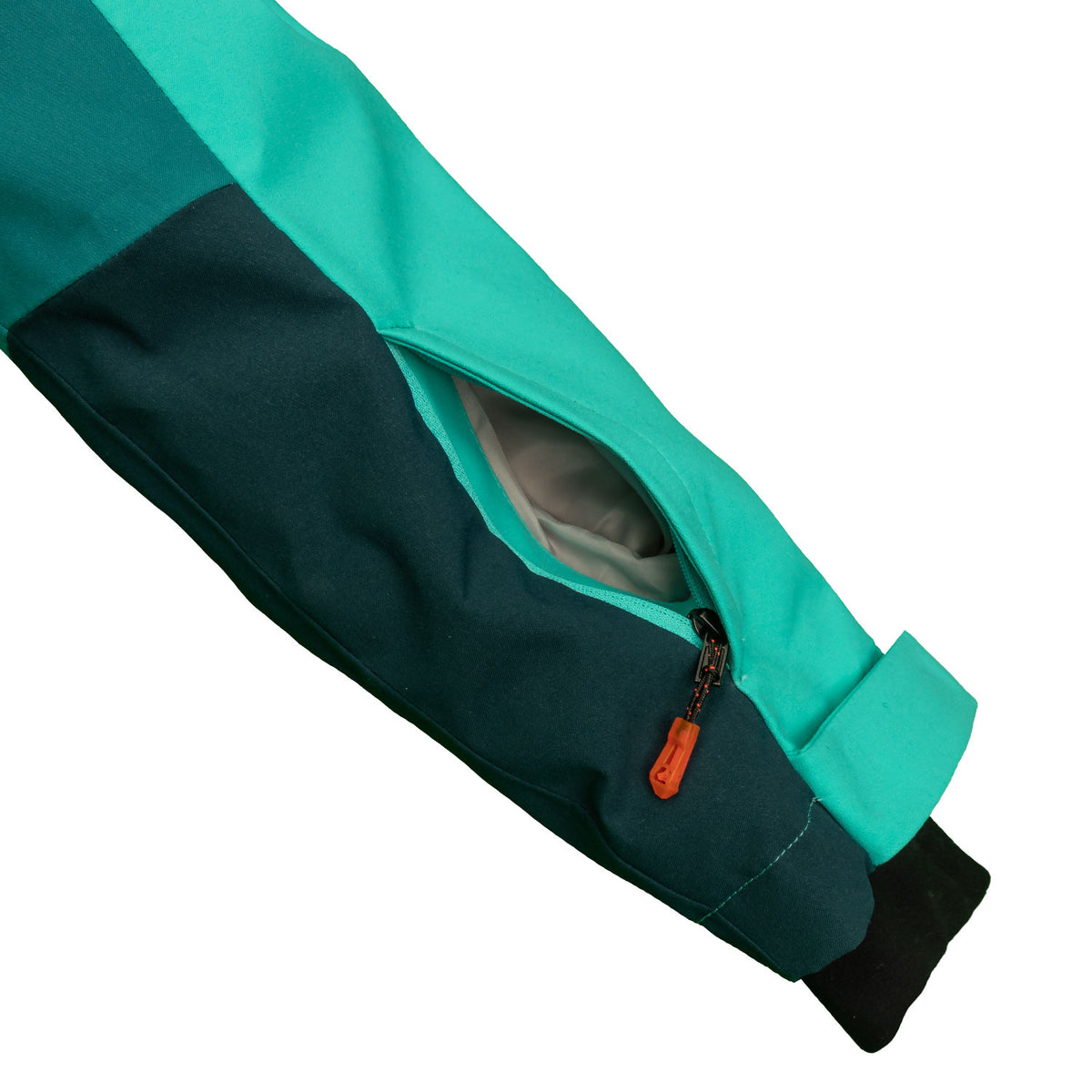Skianzug Damen Skijacke blau + Skihose orange Gr. 36-50