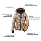 killtec Skianzug Damen Jacke Gr. 36 -48 Leo-Muster Details