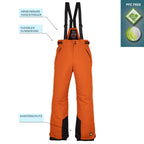 killtec Skianzug Jungen Olive Orange | Skijacke und Skihose im Set
