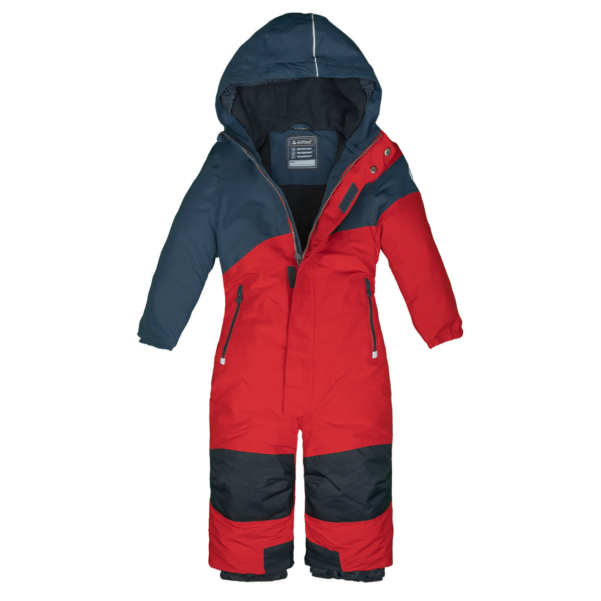 Kinder Skioverall dunkelrot/dunkelblau - Größenwahl (Gr. 92 - 128)