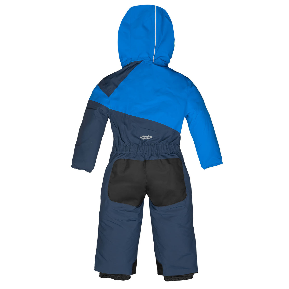 Kinder Skioverall neon blau/dunkelblau - Gr. 92 - 128