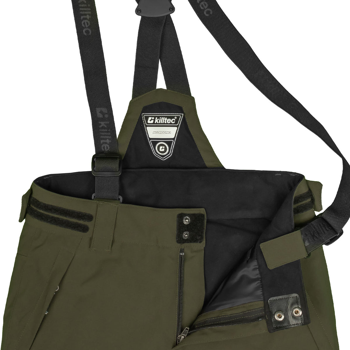 Skianzug Jungen Skijacke + Skihose oliv Gr. 128