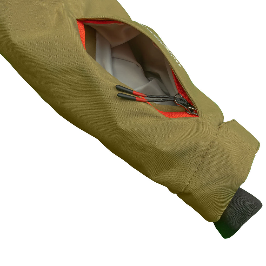Skianzug Jungen Skijacke + Skihose oliv Gr. 128