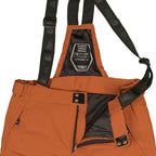 Skianzug Herren Skijacke schwarz + Skihose orange Gr. S