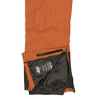 Skianzug Herren Skijacke schwarz + Skihose orange Gr. S