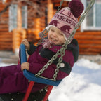 Kinder Skioverall blau neon orange Gr. 92-128