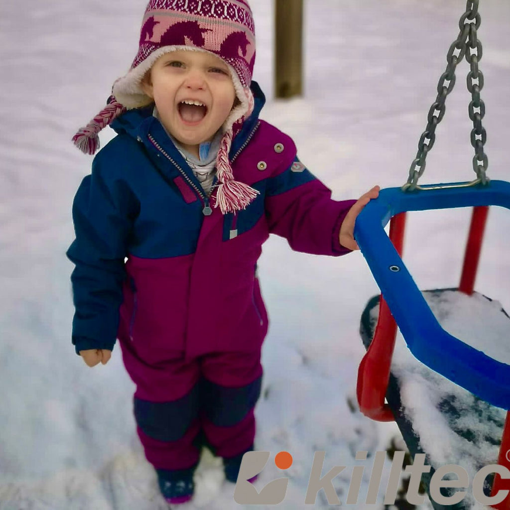 Kinder Skioverall orchidee/dunkelnavy Gr. 92-128